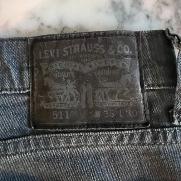 Levi Strauss & Co. Style 511 Stretch Slim Fit Mens Jeans - Picture 4 of 5